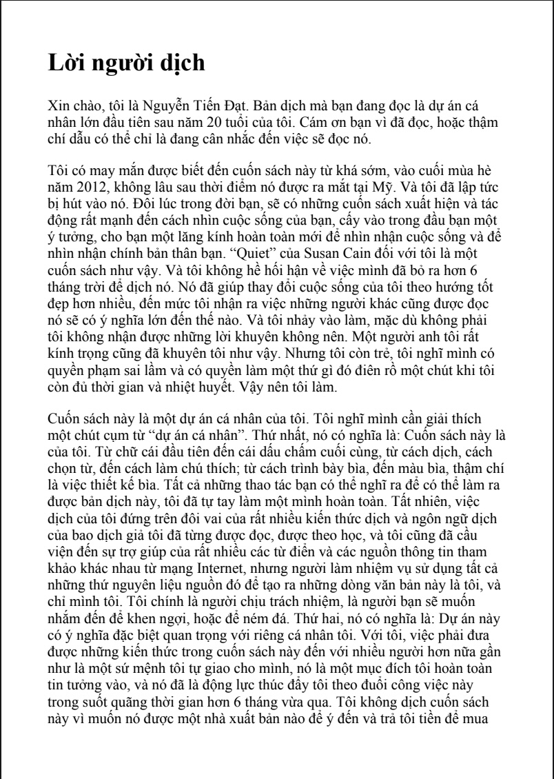 Sách Quiet PDF Miễn Phí – Sức Mạnh Của Người Hướng Nội (Susan Cain) 6 Quiet – Sức Mạnh Của Người Hướng Nội (Susan Cain)