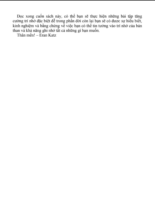 Sách Bí Mật Của Một Trí Nhớ Siêu Phàm PDF Miễn Phí – Eran Katz 8 Bí Mật Của Một Trí Nhớ Siêu Phàm – Eran Katz