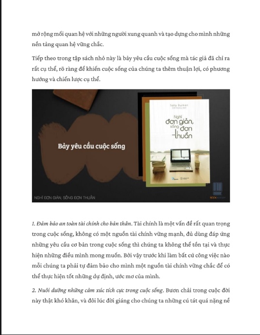 Sách Nghĩ Đơn Giản, Sống Đơn Thuần – Sống Hạnh Phúc Và Bình An PDF Miễn Phí 8 Nghĩ Đơn Giản, Sống Đơn Thuần – Sống Hạnh Phúc Và Bình An