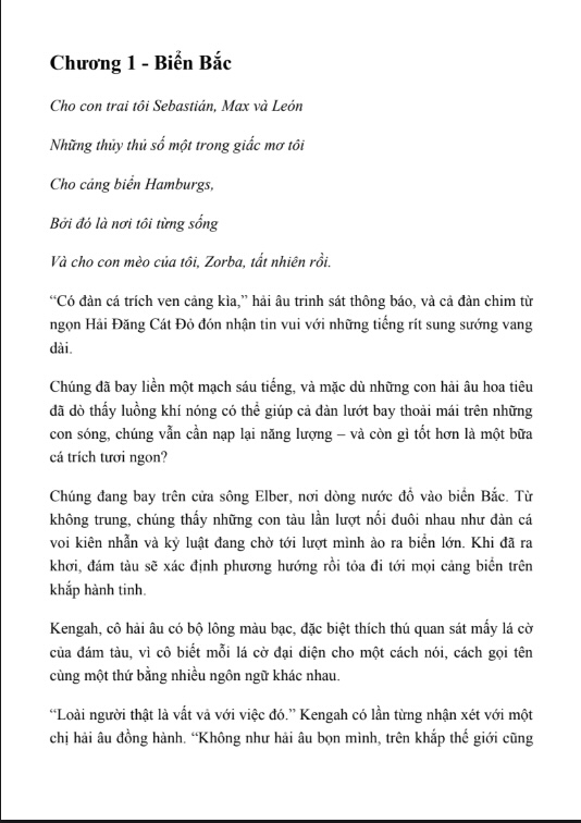Chuyện Con Mèo Dạy Hải Âu Bay – Câu Chuyện Về Tình Bạn Và Lòng Dũng Cảm