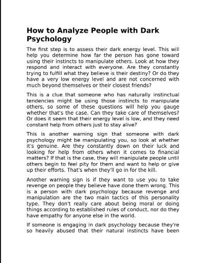 How to Analyze People with Dark Psychology – 8 Books in 1