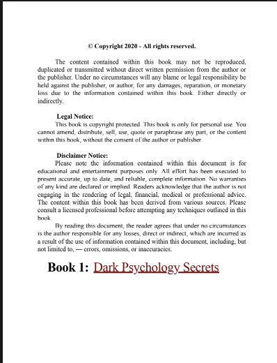 Sách Manipulation & Mind Control PDF – Bộ Sách Dark Psychology 4 Trong 1 Miễn Phí 7 Manipulation & Mind Control – Bộ Sách Dark Psychology 4 Trong 1
