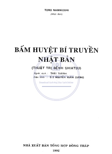 Bấm Huyệt Bí Truyền Nhật Bản – Shiatsu Trị Bệnh Hiệu Quả