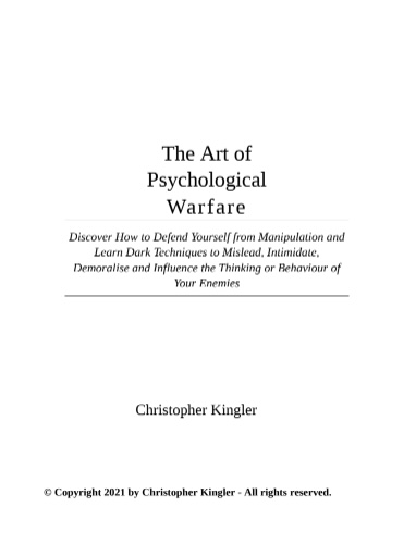 The Art of Psychological Warfare – Nghệ Thuật Chiến Tranh Tâm Lý