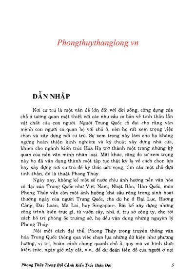 Sách Thẩm Thị Huyền Không Học PDF : Phong Thủy trong bối cảnh kiến trúc hiện đại Miễn Phí 7 Thẩm Thị Huyền Không Học: Phong Thủy trong bối cảnh kiến trúc hiện đại