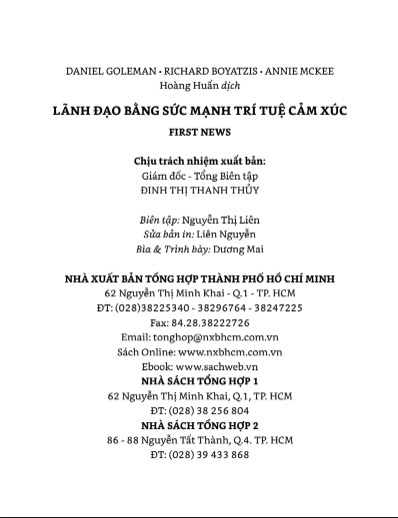 Lãnh đạo bằng Sức mạnh Trí tuệ Cảm xúc: Nâng tầm lãnh đạo trong kỷ nguyên mới