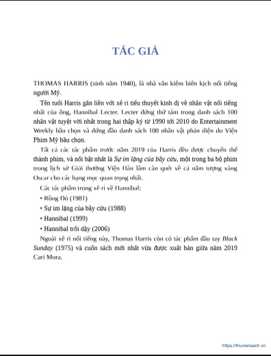 Sách Hannibal Trỗi Dậy PDF: Giải mã nguồn gốc của một Huyền thoại Kinh dị Miễn Phí 6 Hannibal Trỗi Dậy: Giải mã nguồn gốc của một Huyền thoại Kinh dị