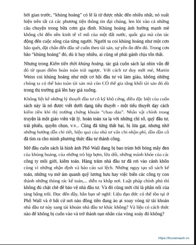 Sách Kiếm tiền thời khủng hoảng PDF : Thoát khỏi các trò lừa đảo khi thị trường suy thoái 8 Kiếm tiền thời khủng hoảng: Thoát khỏi các trò lừa đảo khi thị trường suy thoái