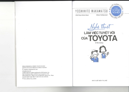 Nghệ Thuật Làm Việc Tuyệt Vời Của Toyota – Bí Quyết Kaizen Thành Công