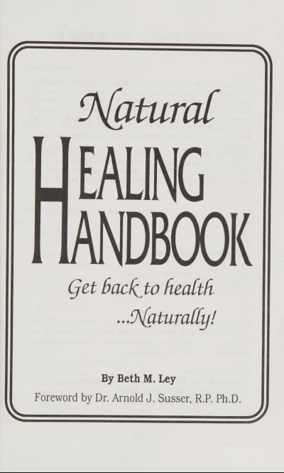Natural Healing Handbook – Cẩm Nang Chữa Lành Tự Nhiên Cho Sức Khỏe Toàn Diện
