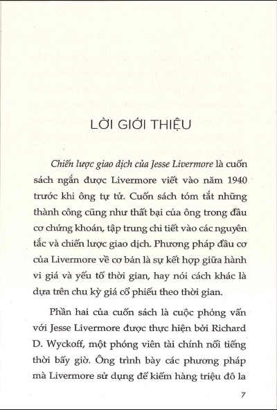 Sách Chiến Lược Giao Dịch Của Jesse Livermore