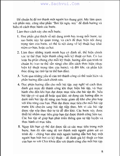 -Sách Tự Học Bơi Lội: Cẩm Nang Bơi Lội Cho Người Mới Bắt Đầu