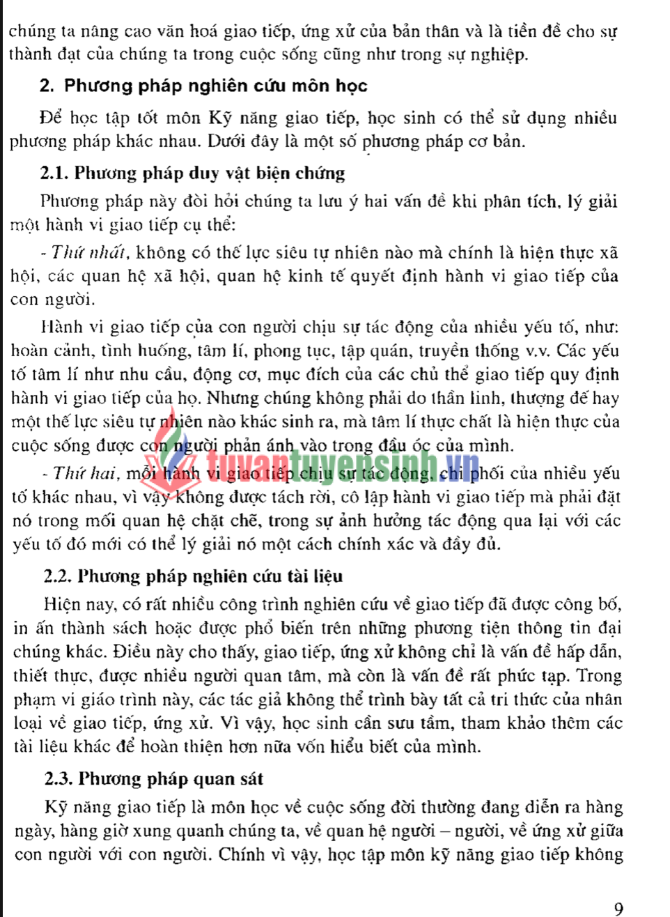 Giáo trình kỹ năng giao tiếp PDF miễn phí cho sinh viên THCN2