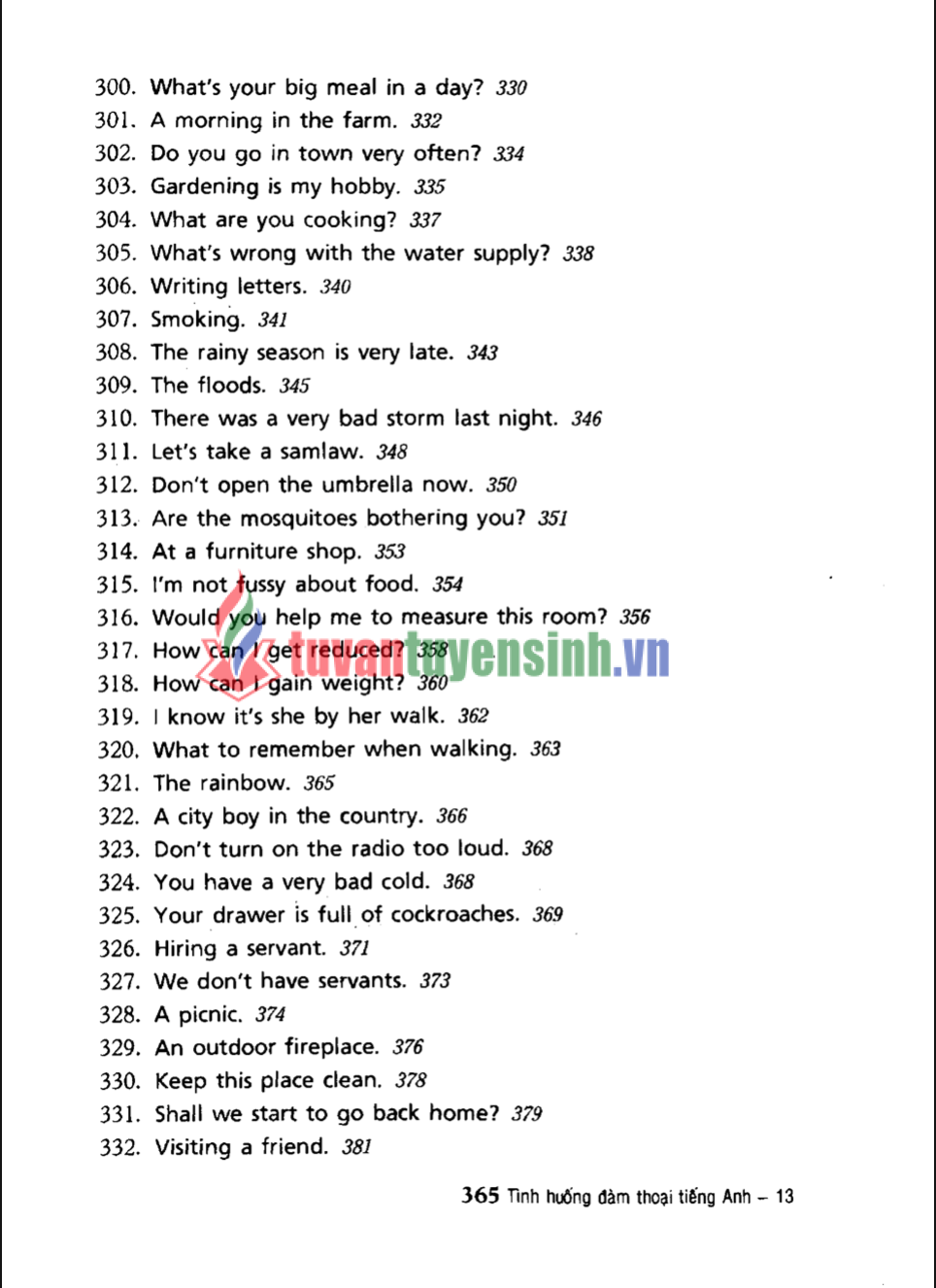 Sách 365 Tình Huống Đàm Thoại Tiếng Anh PDF Miễn Phí  – Học Giao Tiếp Mỗi Ngày 1