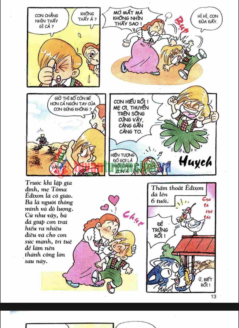 Sách Êđixơn – Danh Nhân Thế GiớiPDF Miễn Phí Truyện Tranh EQ Về Nhà Phát Minh Thiên Tài 1