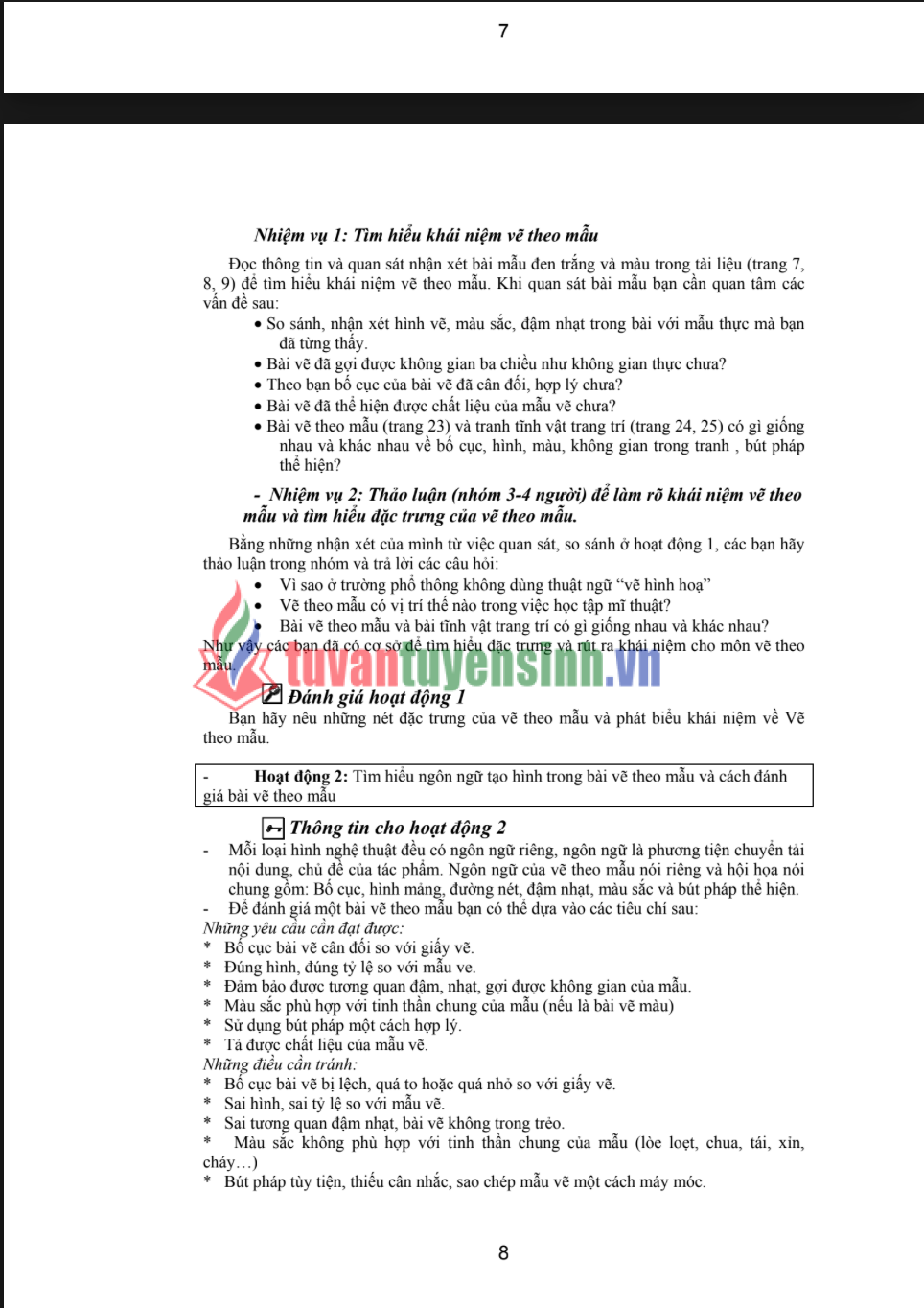 Sách Giáo trình mỹ thuật và phương pháp dạy học mỹ thuật PDF Miễn Phí