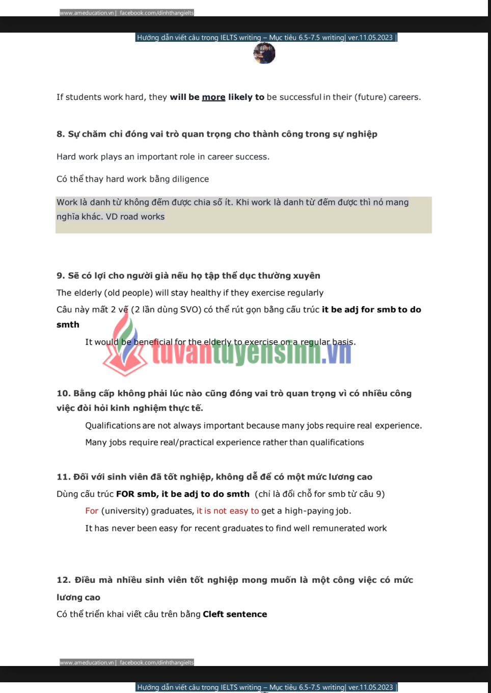 Sách Hướng dẫn viết câu trong ielts writing đạt 6.5–7.5 dễ dàng PDF Miễn Phí 2