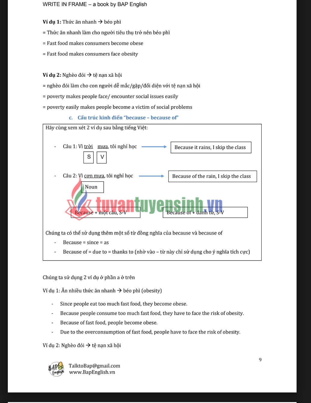 Sách Write in Frame PDF Miễn Phí – Hướng dẫn viết câu cơ bản 1