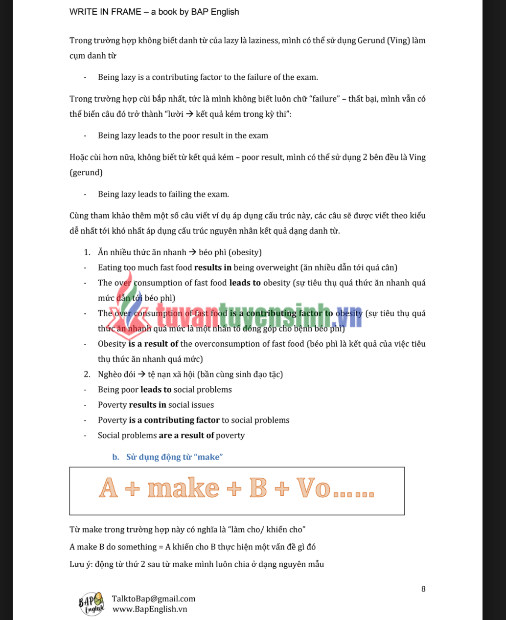 Sách Write in Frame PDF Miễn Phí – Hướng dẫn viết câu cơ bản