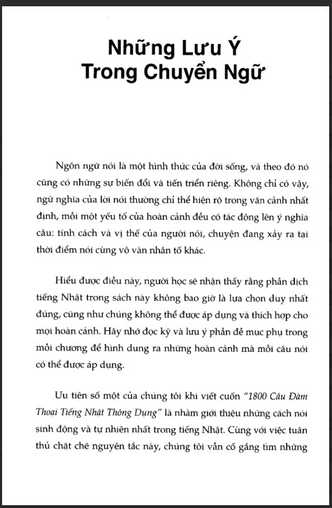 Tải 1800 câu đàm thoại tiếng Nhật thông dụng Full PDF FREE