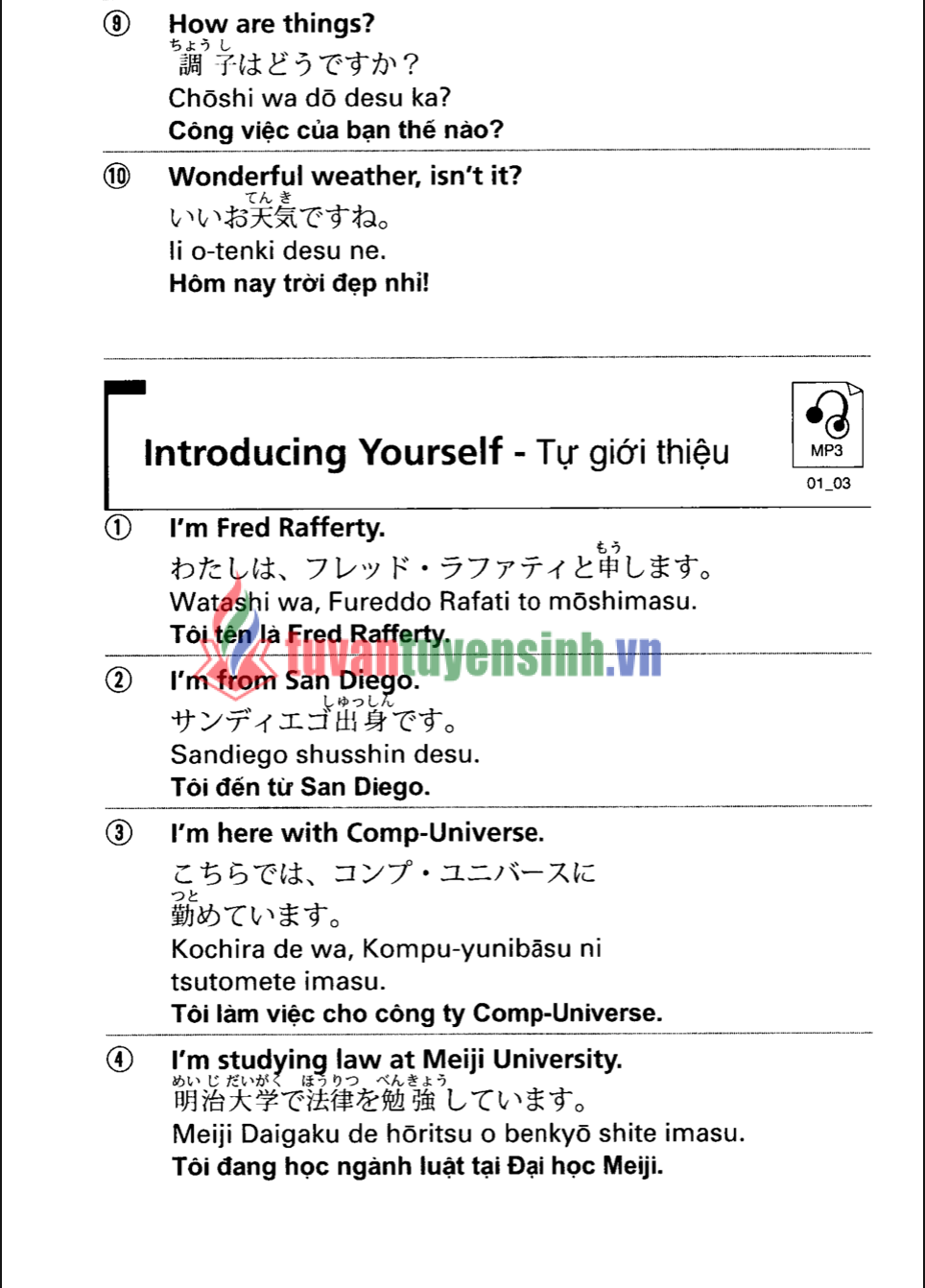 Tải 1800 câu đàm thoại tiếng Nhật thông dụng Full PDF FREE 4