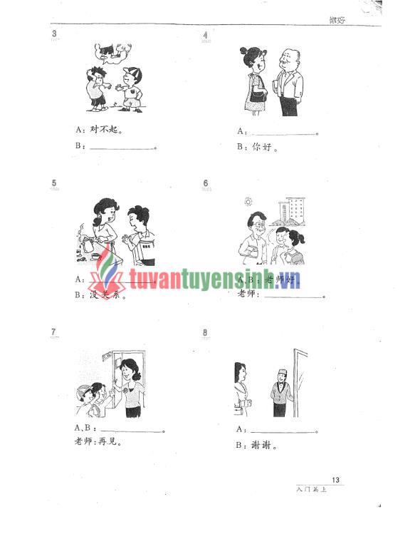 Tải FREE Sách luyện nói tiếng Trung Quốc cho người bắt đầu PDF Tập 1