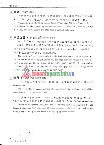 Tải FREE Sách luyện nói tiếng Trung Quốc cho người bắt đầu PDF Tập 1