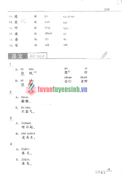 Tải FREE Sách luyện nói tiếng Trung Quốc cho người bắt đầu PDF Tập 1