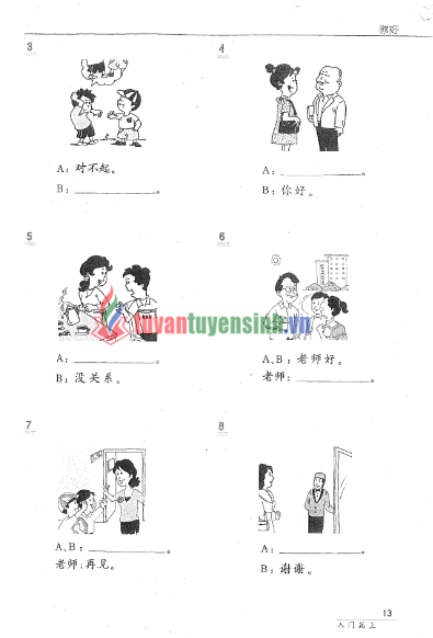 Tải FREE Sách luyện nói tiếng Trung Quốc cho người bắt đầu PDF Tập 1