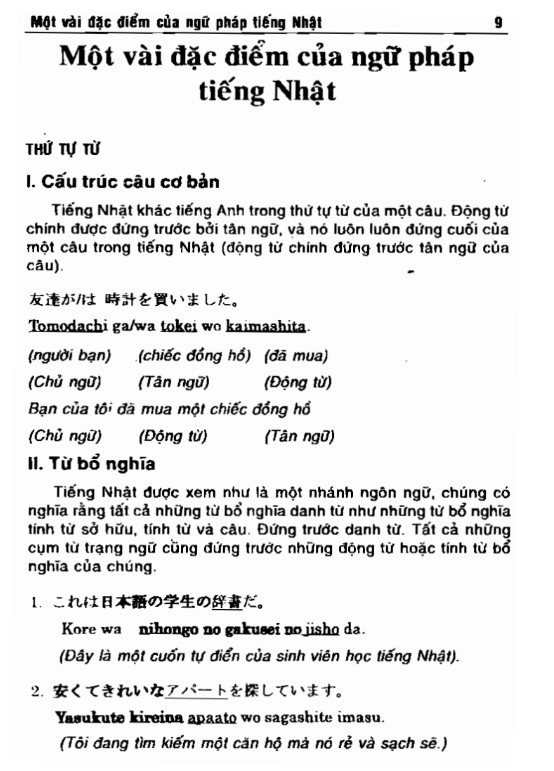 Tải Ngữ pháp tiếng Nhật hiện đại cho người Việt PDF tải FREE