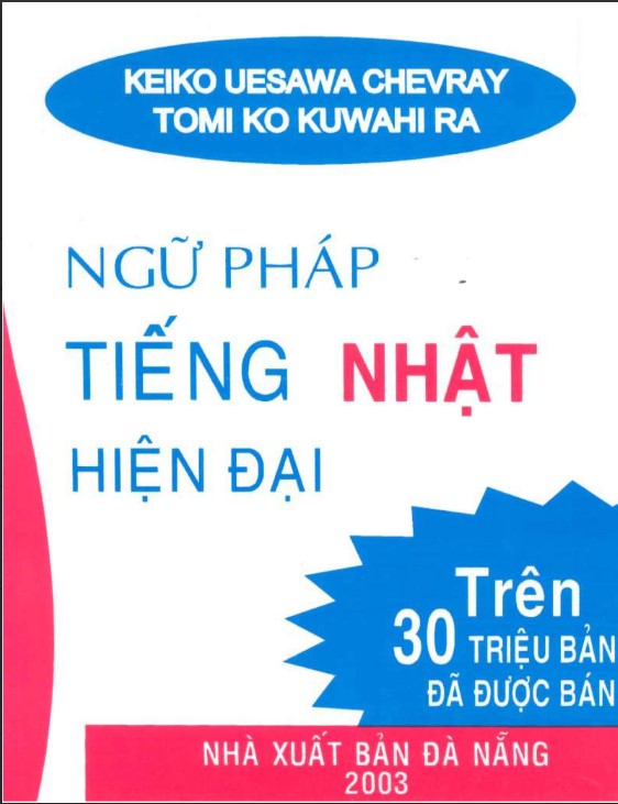Tải Ngữ pháp tiếng Nhật hiện đại cho người Việt PDF tải FREE