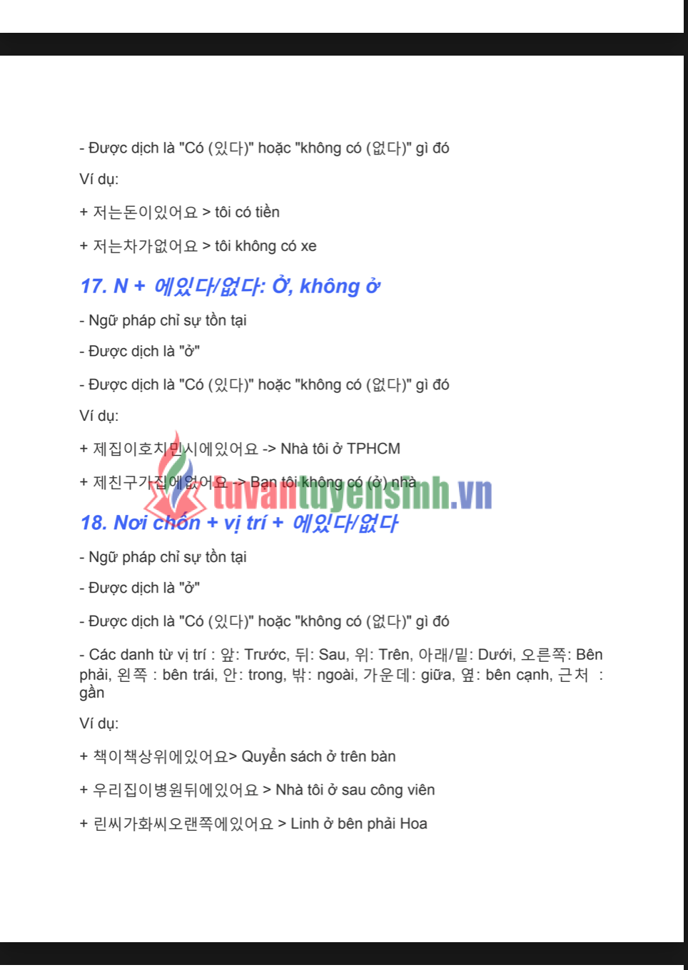 Tài liệu Ngữ pháp tiếng Hàn cho người Việt Full PDF tải FREE