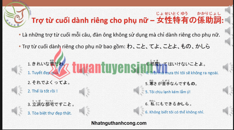 Tài liệu Trợ từ trong tiếng Nhật PDF tải FREE có ví dụ 3