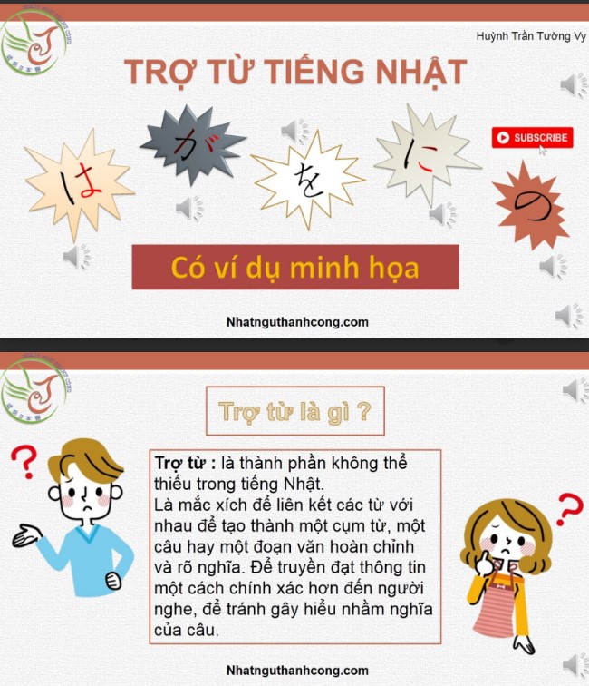Tài liệu Trợ từ trong tiếng Nhật PDF tải FREE có ví dụ