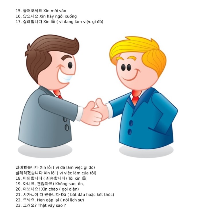 Tải tài liệu 500 câu giao tiếp tiếng Hàn PDF Free