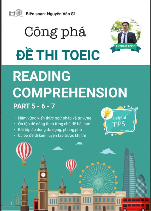 Đề thi TOEIC Reading Comprehension Part 5-6-7 Có đáp án PDF FREE