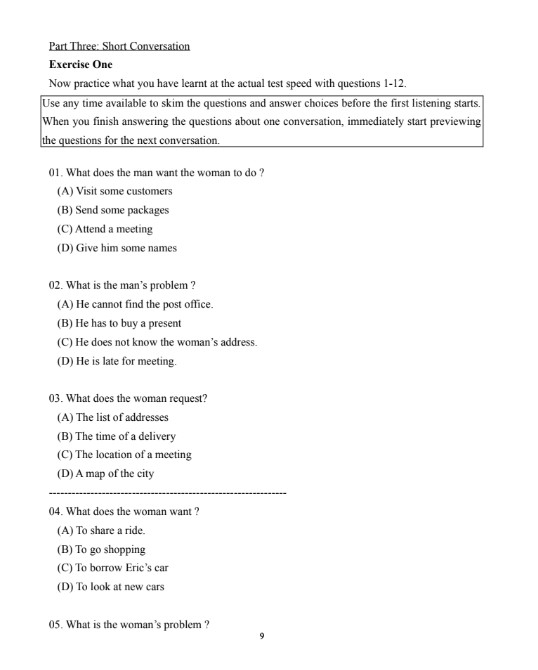Full 100+ Đề TOEIC Listening Test có đáp án tải FREE 5 Full 100+ Đề TOEIC Listening Test có đáp án tải FREE