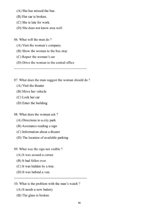 Full 100+ Đề TOEIC Listening Test có đáp án tải FREE 4 Full 100+ Đề TOEIC Listening Test có đáp án tải FREE