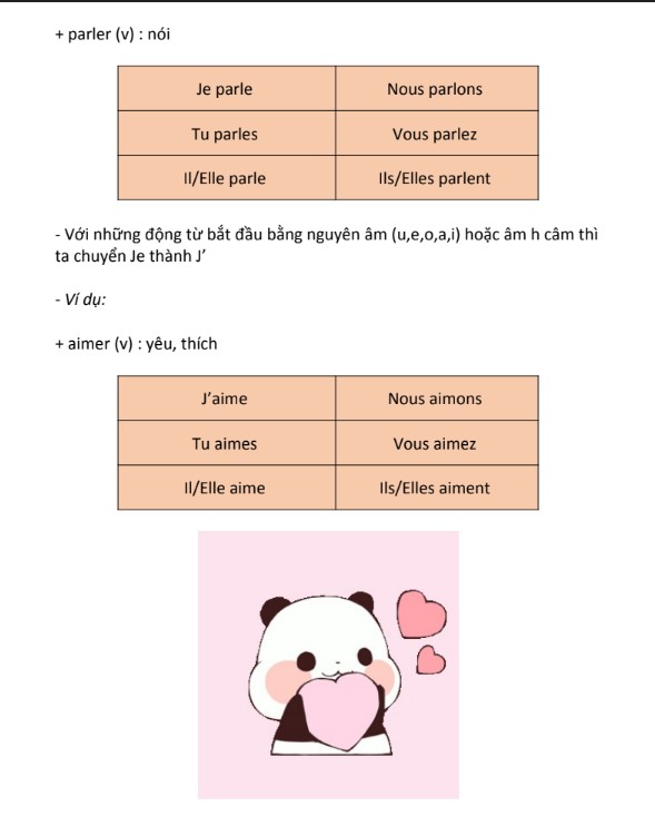 Full Động từ nhóm 1 trong tiếng Pháp cơ bản PDF tải FREE 5 Full Động từ nhóm 1 trong tiếng Pháp cơ bản PDF tải FREE