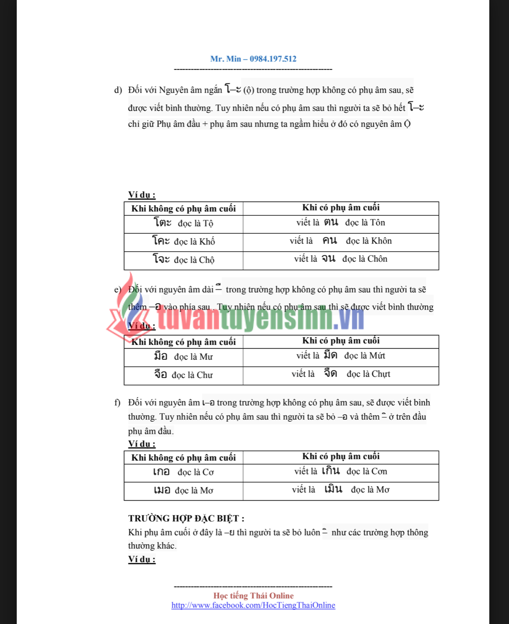 Full Ngữ pháp tiếng Thái Lan cho người Việt PDF tải FREE - Tài liệu nội bộ 4