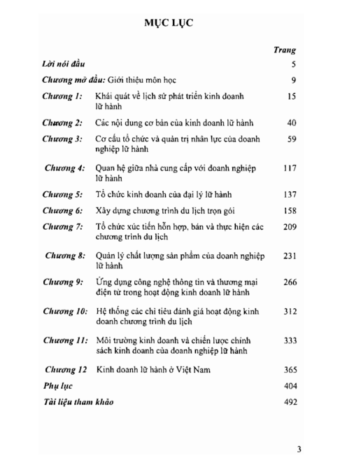 Giáo Trình Quản Trị Kinh Doanh Lữ Hành PDF