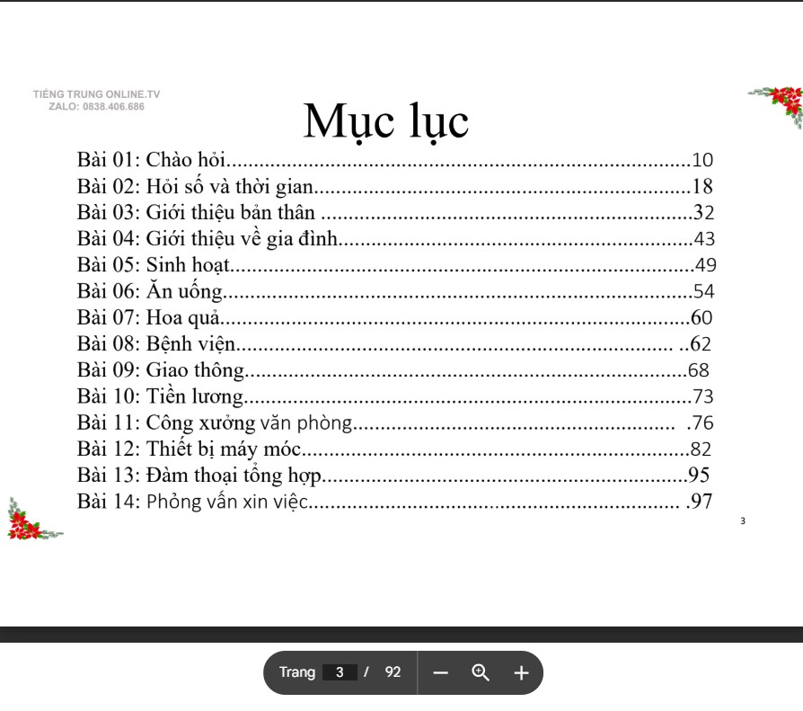Giáo trình học tiếng Trung giao tiếp cấp tốc PDF tải MIỄN PHÍ 5 Giáo trình học tiếng Trung giao tiếp cấp tốc PDF tải MIỄN PHÍ