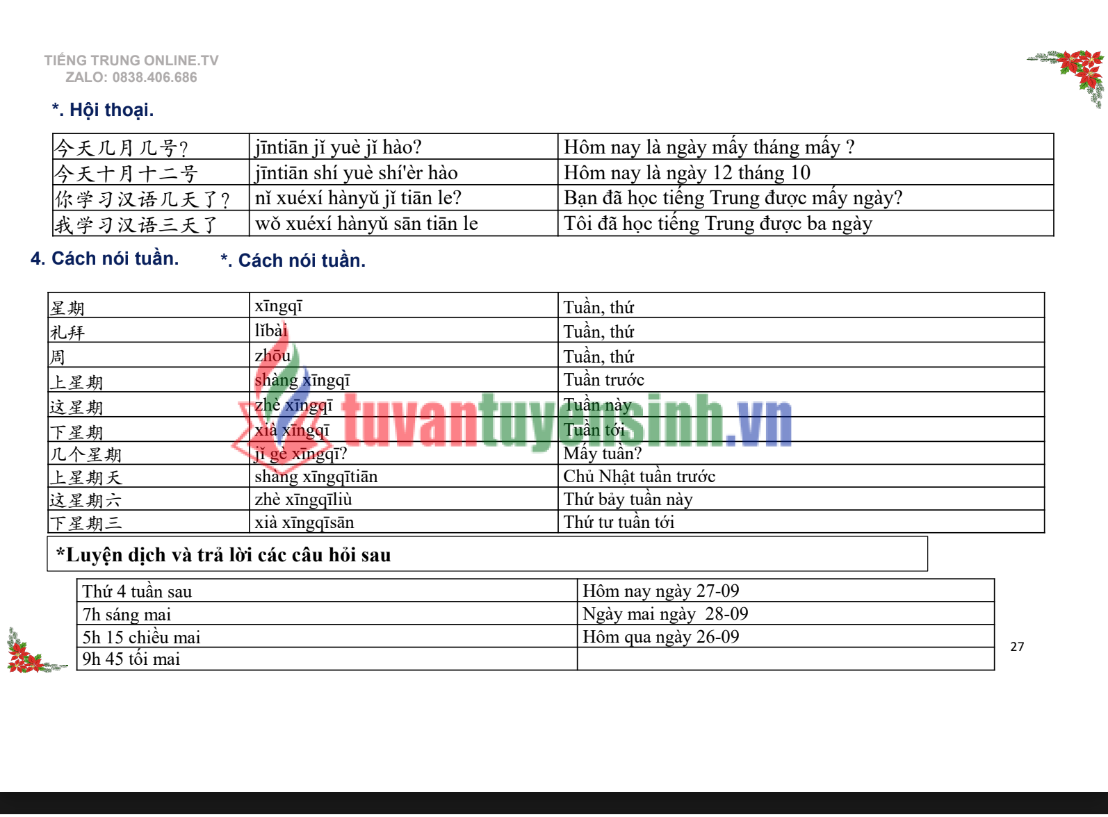 Giáo trình học tiếng Trung giao tiếp cấp tốc PDF tải MIỄN PHÍ 2