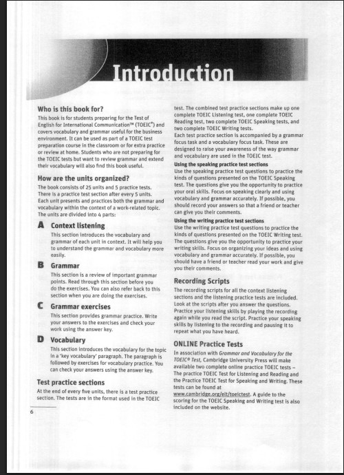 Grammar and Vocabulary for the TOEIC Test có đáp án PDF FREE 6 Grammar and Vocabulary for the TOEIC Test có đáp án PDF FREE