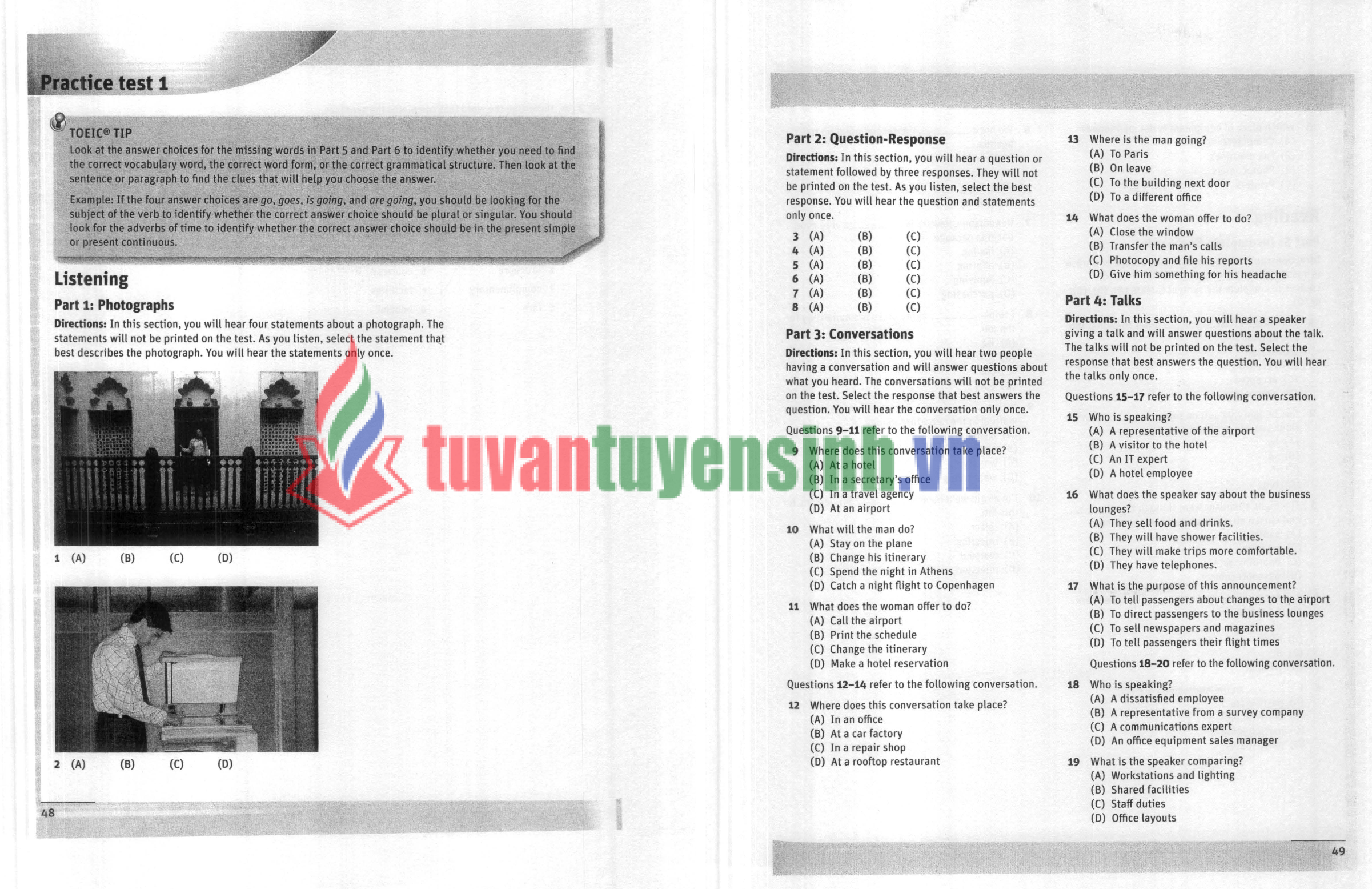 Grammar and Vocabulary for the TOEIC Test có đáp án PDF FREE 4