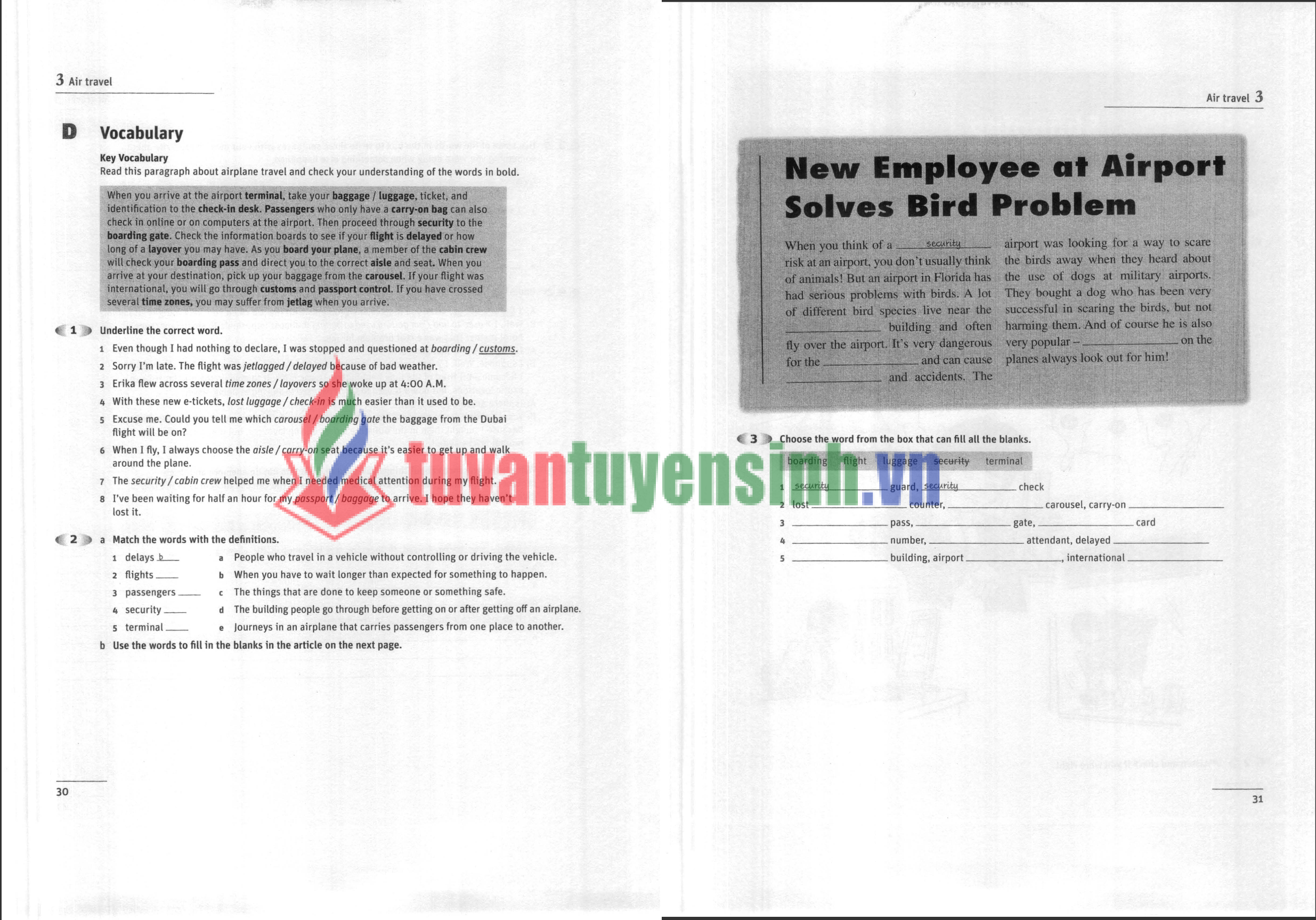 Grammar and Vocabulary for the TOEIC Test có đáp án PDF FREE