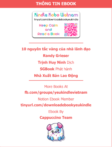 Sách 10 Nguyên Tắc Vàng Của Nhà Lãnh Đạo PDF tải FREE 5 Sách 10 Nguyên Tắc Vàng Của Nhà Lãnh Đạo PDF tải FREE