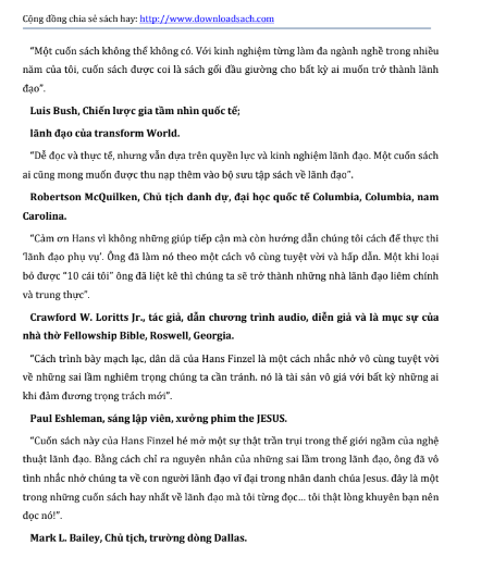 Sách 10 Sai Lầm Lớn Nhất Của Người Lãnh Đạo PDF tải FREE