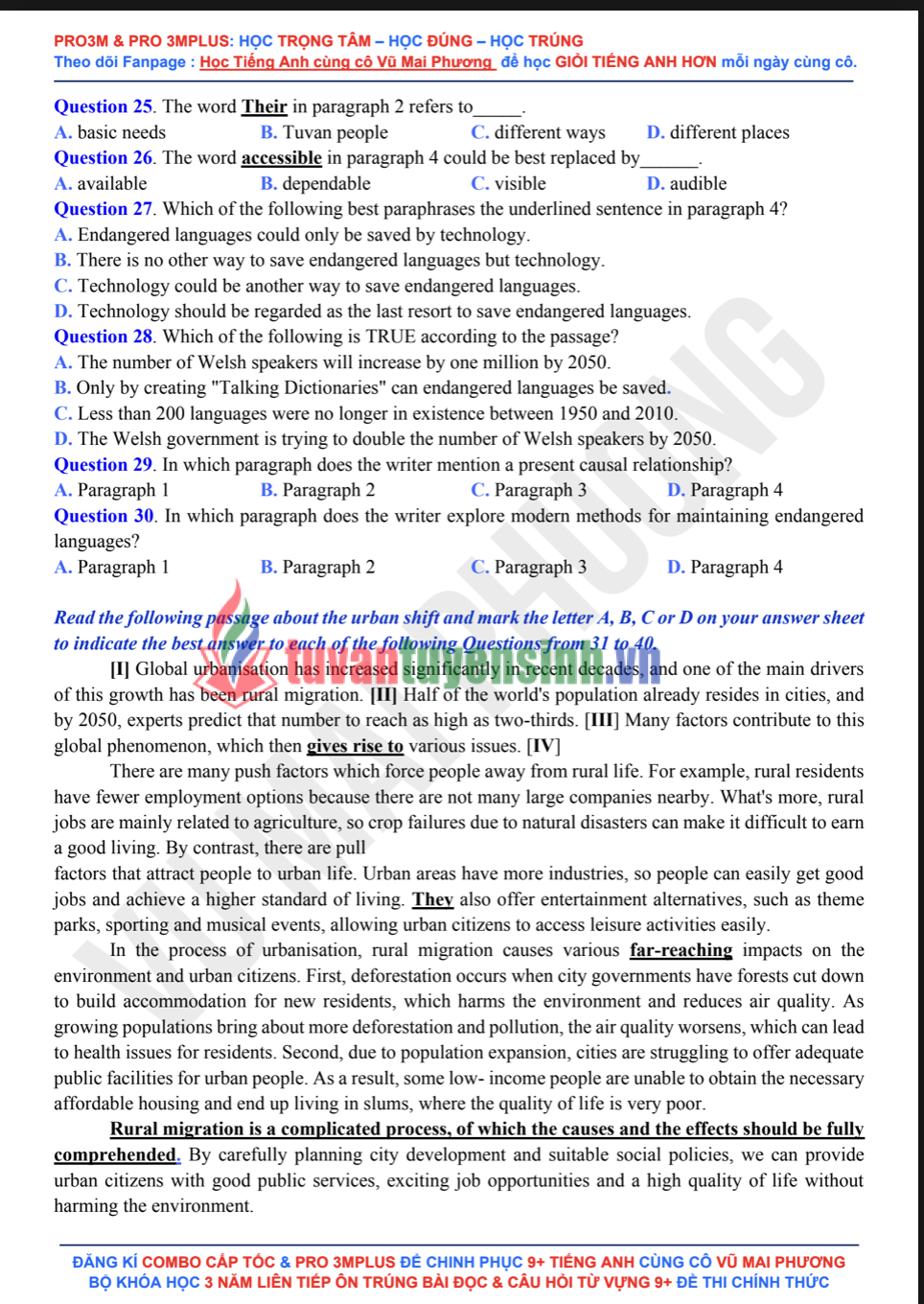 Sách 10 đề tiếng Anh minh họa ôn thi THPTQG 2025 PDF FREE 2