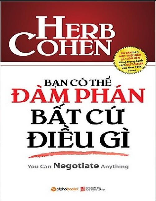 Sách Bạn Có Thể Đàm Phán Bất Cứ Điều Gì PDF tải FREE